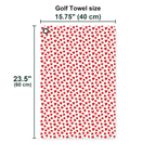 19th Hole The Watermelon Season Golf Towel - Size Chart