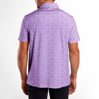 19th Hole Transfusion Polo Shirt For Men - Model Back