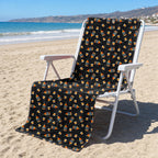 19th Hole Whiskey 1866 Golf Full-Size Towel & Car Seat Cover - On a Beach Chair