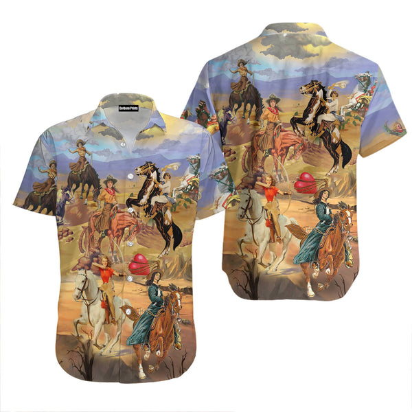 Texas Cowgirls Hawaiian Shirt