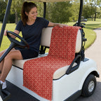 250th Anniversary Full-Size Towel & Car Seat Cover - On a Golf Cart Seat