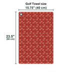 250th Anniversary Golf Towel - Size Chart