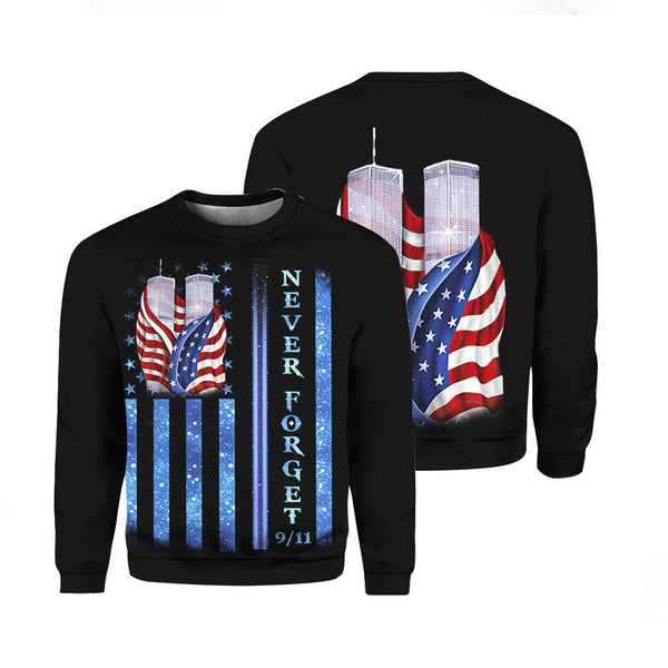 911 Never Forget Memorial Day Crewneck Sweatshirt All Over Print For Men & Women HP2343