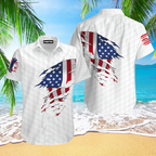 American Golf Hawaiian Shirt-Hawaiian Shirt-Gerbera Prints