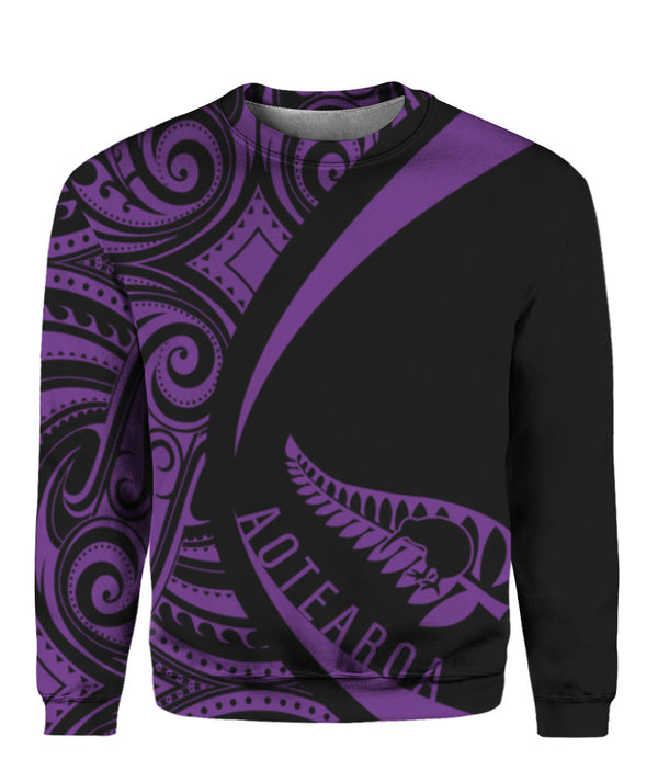 Aotearoa Maori Crewneck Sweatshirt All Over Print For Men And Women HO1761