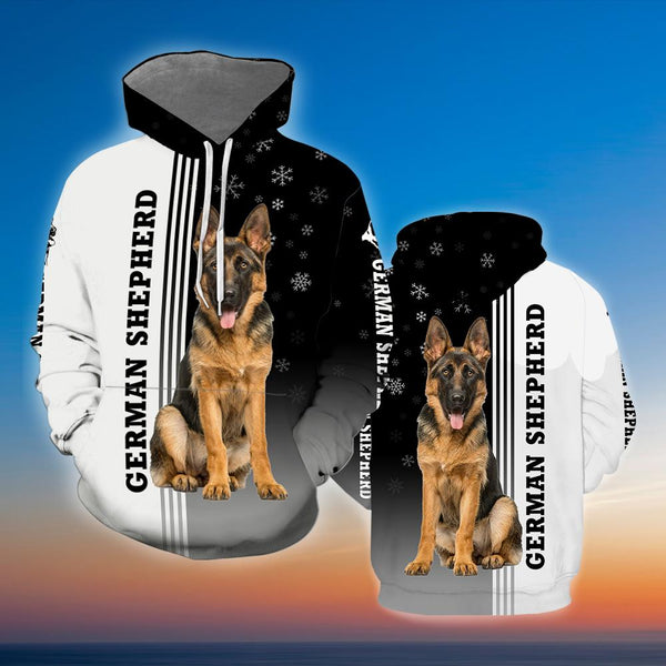 Awesome German Shepherd Dog 3D All Over Print | Unisex | Adult | HP1775-Gerbera Prints.