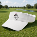 The Shocker Embroidered Visor - Lifestyle, White