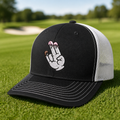 The Shocker Embroidered Trucker Hat - Lifestyle, Black - White