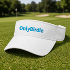 OnlyBirdie Embroidered Visor - Lifestyle, White