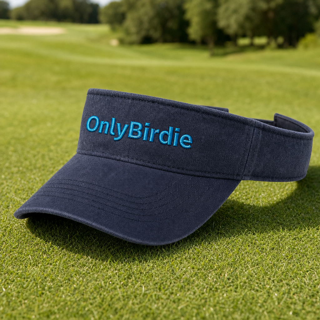 OnlyBirdie Embroidered Visor - Lifestyle, White
