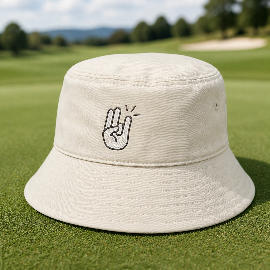 Two In Pink One In Stink Embroidered Bucket Hat - Lifestyle, White