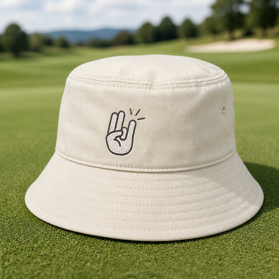 Two In Pink One In Stink Embroidered Bucket Hat