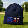 True American Embroidered Beanie - Lifestyle, Navy