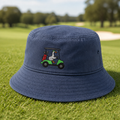 Duck Cart Embroidered Bucket Hat - Lifestyle, Navy