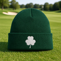 Lucky Vibes Only Embroidered Beanie - Lifestyle, Green