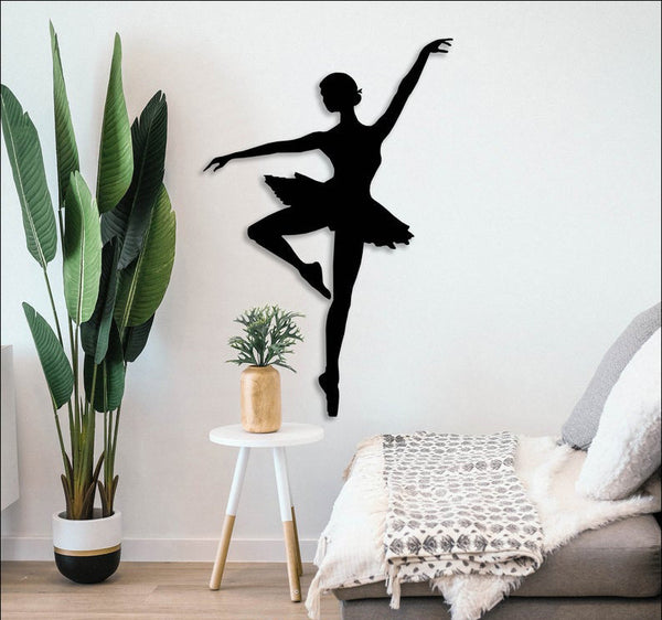 Ballerina Ballet Dancer (Design 1) | Decor | Wall Art - Cut Metal Sign