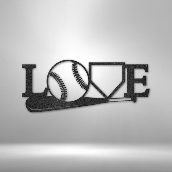 Baseball For The Love Of The Game Laser Cut Metal Signs MS1064