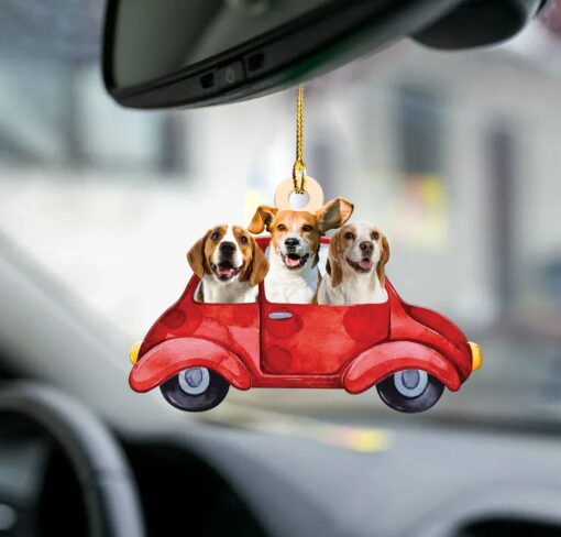 Beagle Enjoy The Trip Car Hanging Car Ornament CO1014