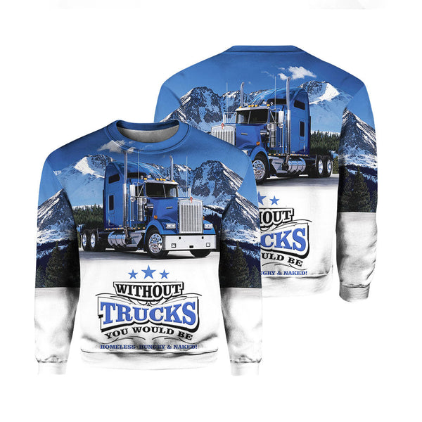Beautiful Truck Crewneck Sweatshirt For Men & Women HP2605