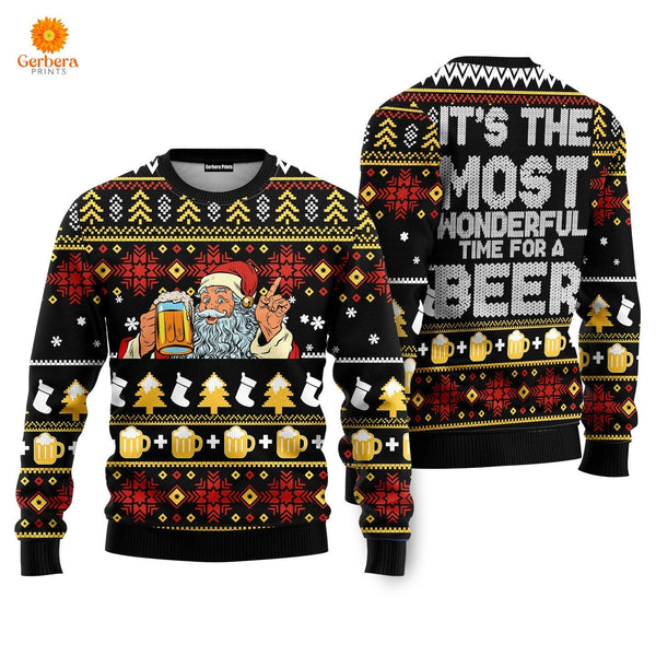 Beer Christmas Ugly Christmas Sweater For Men & Women US5117