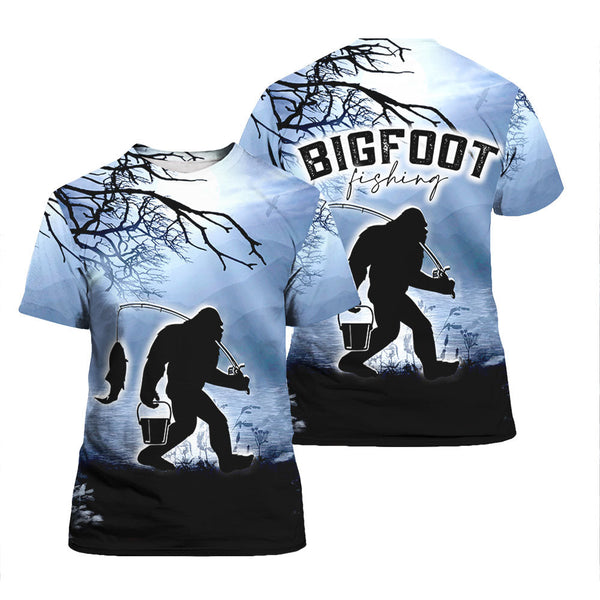 Bigfoot Fishing T Shirt For Men & Women HP1061