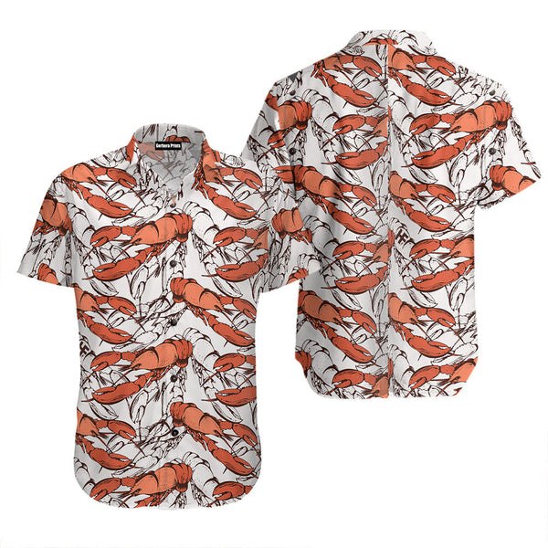 Boiled Red Lobster Seafood Hawaiian Shirt