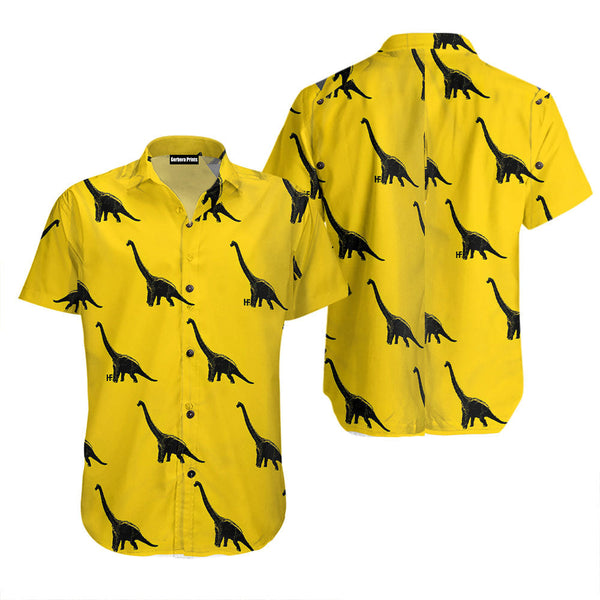 Brachiosaurus Dinosaur Hawaiian Shirt