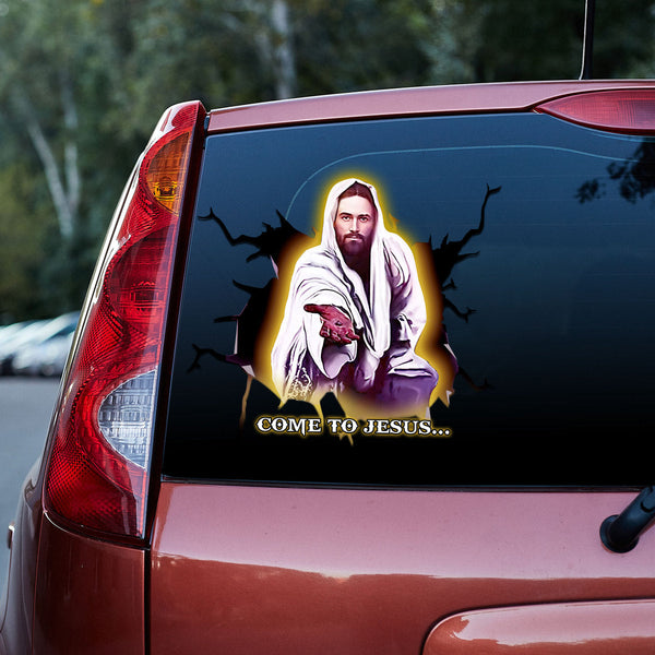 Christian Focus On Me Women Car Decal Sticker Waterproof PVC Vinyl Colorful