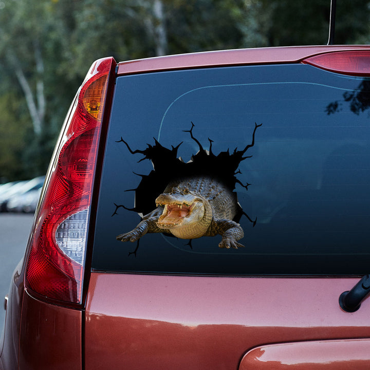 Crocodile 3D Vinyl Car Decal Sticker