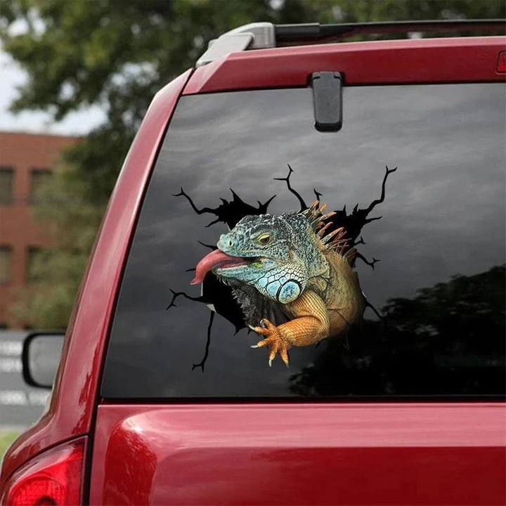 Vinyl Iguana 3D Vinyl Car Decal Sticker