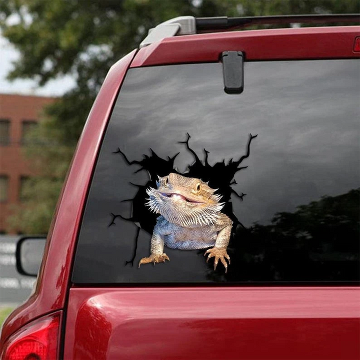 Bearded Dragon 3D Vinyl Car Decal Sticker