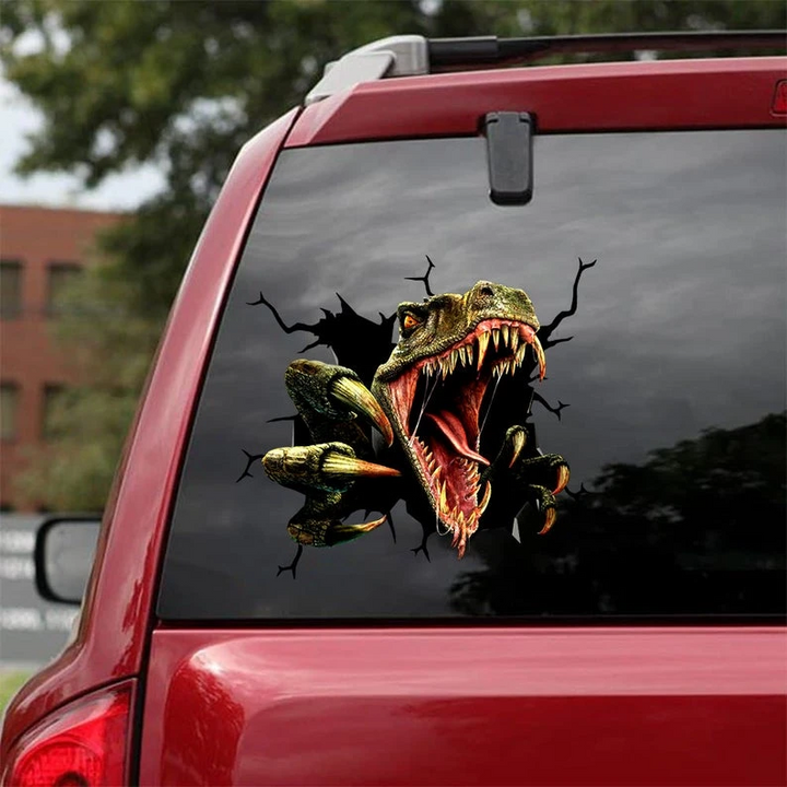 Dinosaur Jurassic Park 3D Vinyl Car Decal Sticker