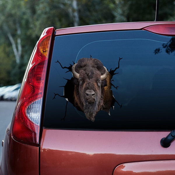 American Bison 3D Vinyl Car Decal Sticker