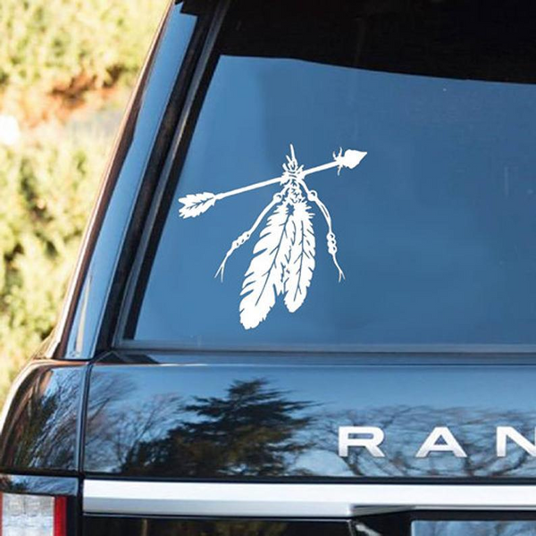 Native American 3D Vinyl Car Decal Sticker