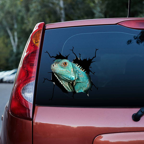 Iguana 3D Vinyl Car Decal Sticker