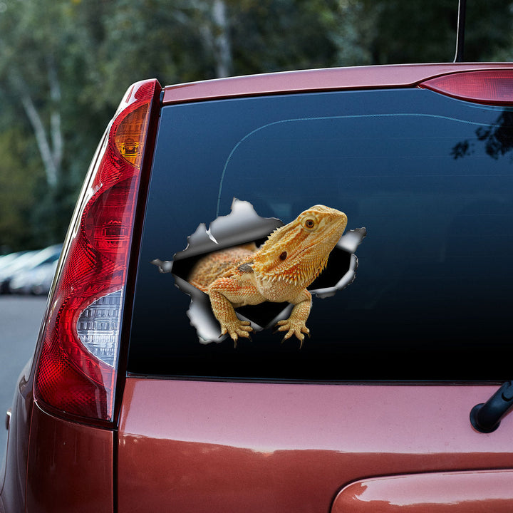 Bearded Dragon 3D Vinyl Car Decal Sticker