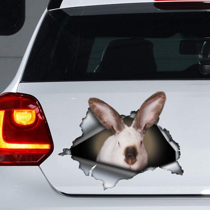 Rabbit 3D Vinyl Car Decal Sticker