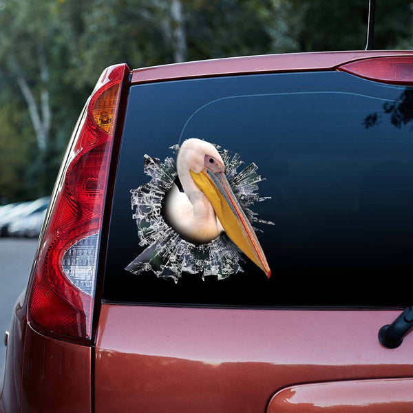 Pelican 3D Vinyl Car Decal Sticker