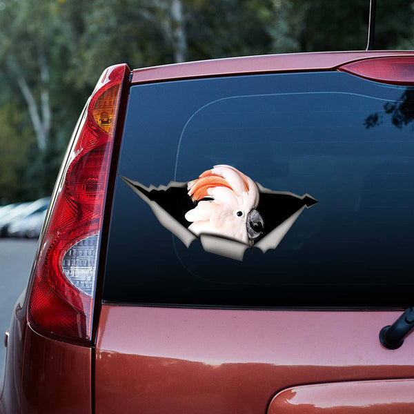 Cockatoo 3D Vinyl Car Decal Sticker