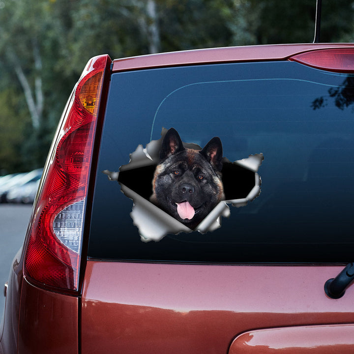 American Akita 3D Vinyl Car Decal Sticker