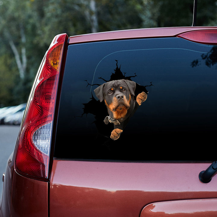 Rotweiler 3D Vinyl Car Decal Sticker