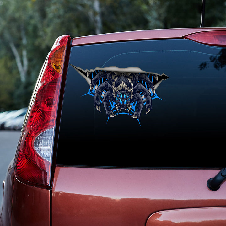 Spider Skull Monster 3D Vinyl Car Decal Sticker