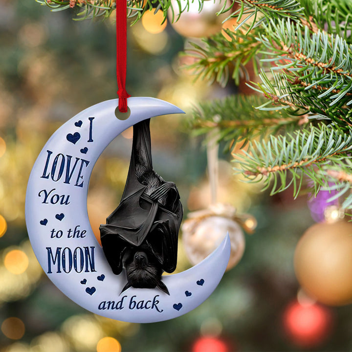 Bat I Love U To The Moon And Back Car Ornament CO1012