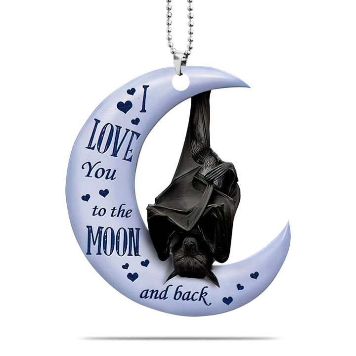 Bat I Love U To The Moon And Back Car Ornament CO1012