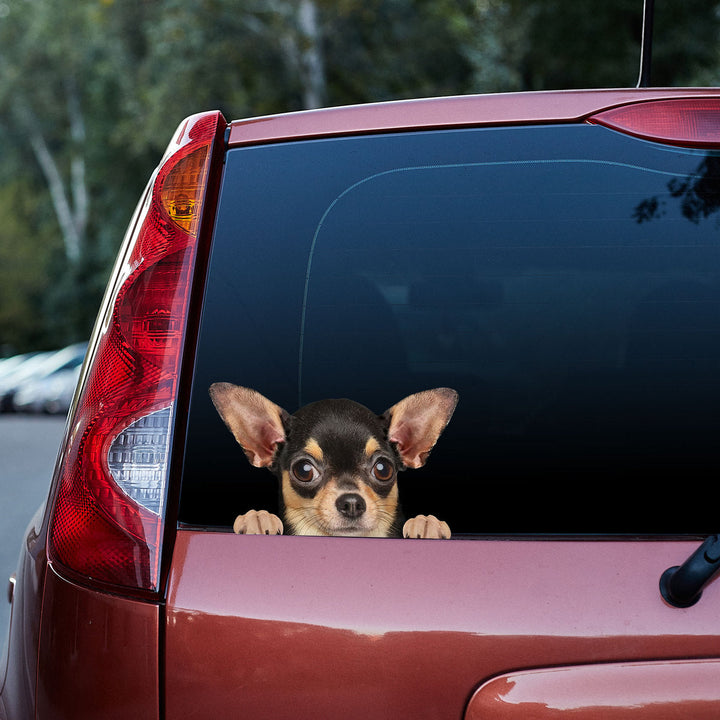 Chihuahua Vinyl Car Decal Sticker