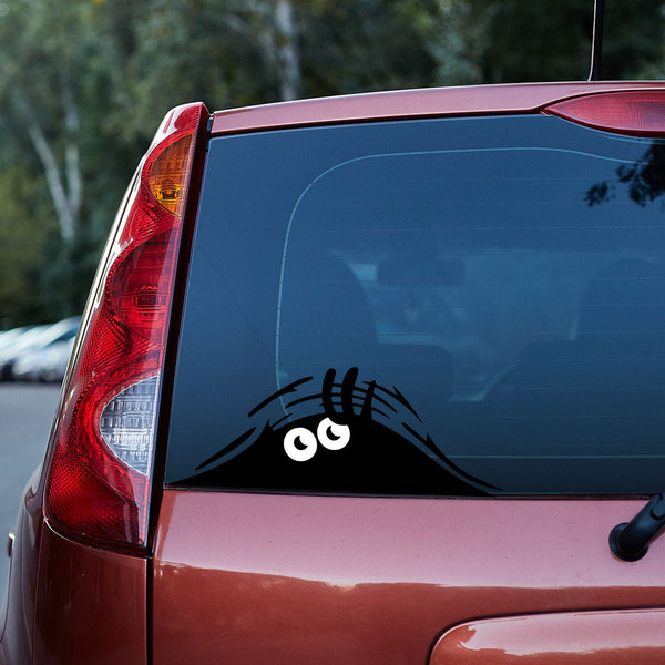 Funny Peeking Monster Vinyl Car Decal Sticker