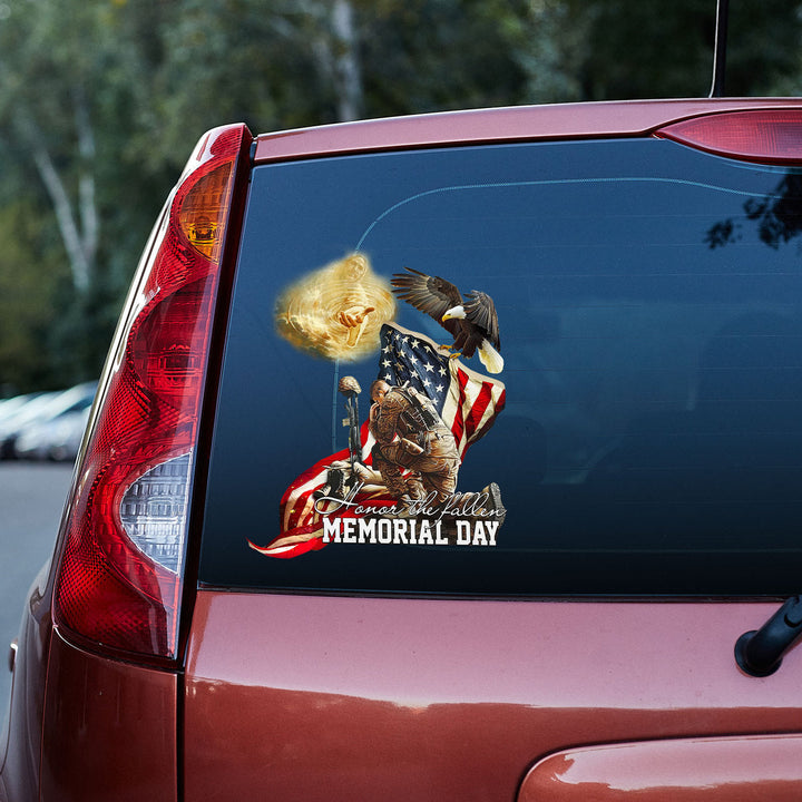 Honor The Fallen Vinyl Car Decal Sticker