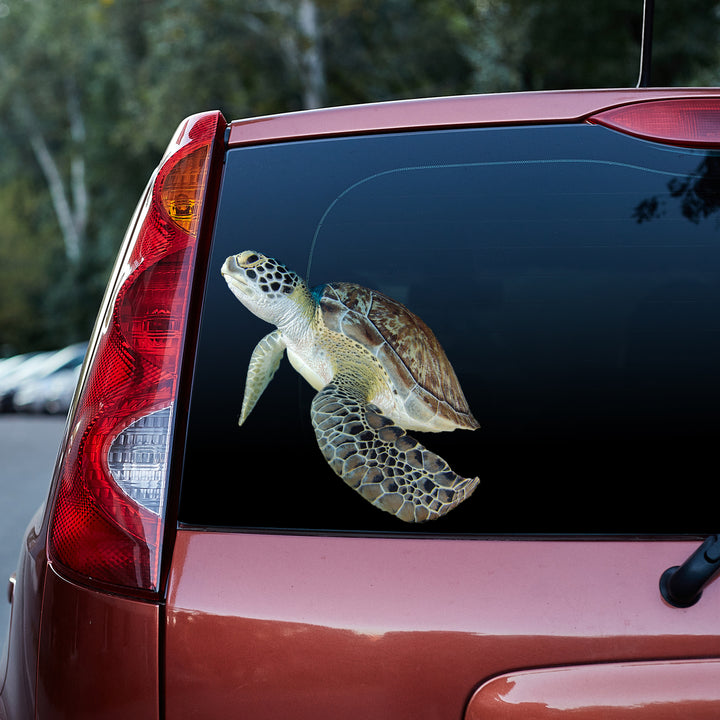 Turtle 3D Vinyl Car Decal Sticker