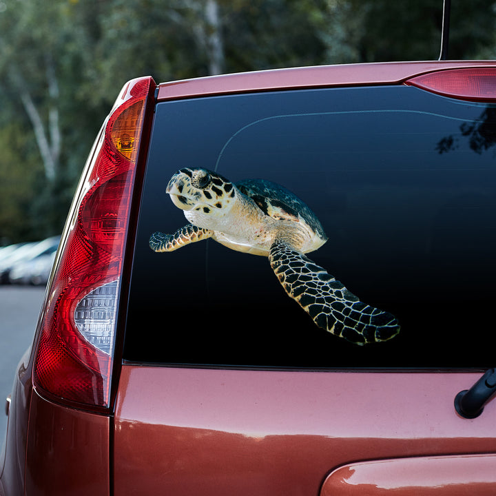 Turtle 3D Vinyl Car Decal Sticker