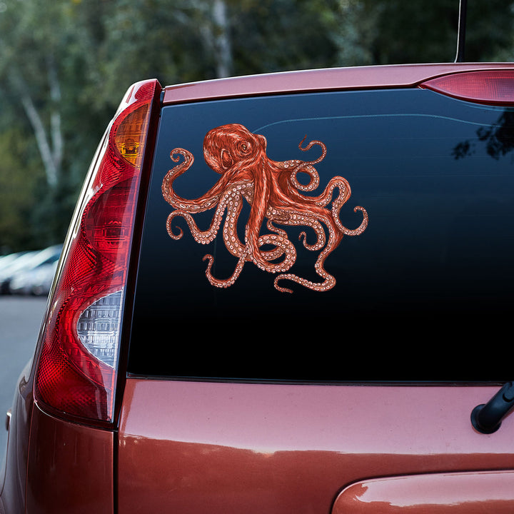 Octopus Monster 3D Vinyl Car Decal Sticker